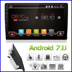 10.1 Touch Car Stereo Player Double Din FULL HD GPS Radio Bluetooth Wifi OBD TV