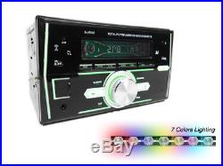 12V 2Din 7 Color Car Radio Stereo USB SD FM Bluetooth Audio Head Unit MP3 Player