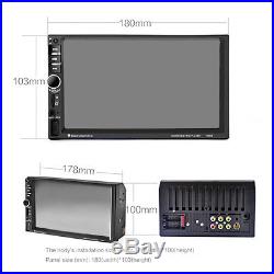 12V 7 HD Car Radio MP5 Video Player Bluetooth USB/TF/AUX IN Reverse Camera Kit