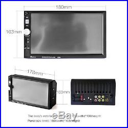 12V HD 7'' Touch Screen 2Din Car MP3 MP5 AUX Player Bluetooth Stereo Radio NEW