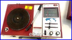#160 Sanyo g-1219-3 portable Radio/ Portable Phono Player JAPAN 250v for parts