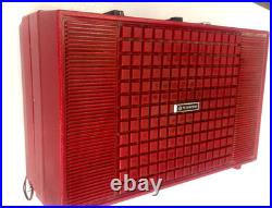 #160 Sanyo g-1219-3 portable Radio/ Portable Phono Player JAPAN 250v for parts