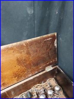 1920s Wooden Tube Radio Receiver Regenerative For Parts Or Restoration