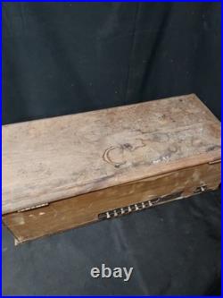 1920s Wooden Tube Radio Receiver Regenerative For Parts Or Restoration