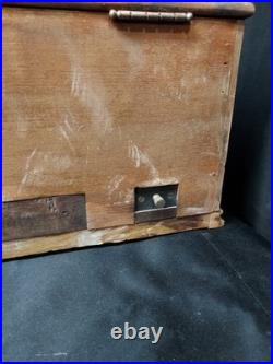 1920s Wooden Tube Radio Receiver Regenerative For Parts Or Restoration