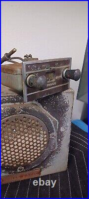 1937 CHEVROLET PHILCO RADIO HEAD & SPEAKER MODEL 826 1930s