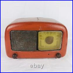 1940's Vintage Philco Transitone Table Radio Model 48-225 Parts or Display