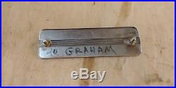 1941 1940 GRAHAM HOLLYWOOD Radio Delete Plate Super Rare Vintage Dash Part Parts