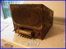 1941 41 42 Chevy vintage short wave Radio for parts