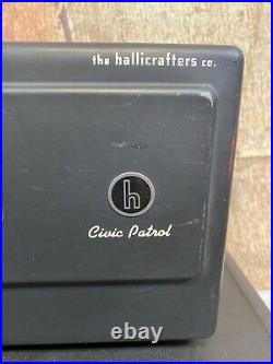 1953 The Hallicrafters Model S-82 Civic Patrol Vintage Radio Ham Radio/Parts