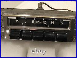 1955-1956 Chevy Chevrolet GM Classic Radio #987366 Refurbished OEM