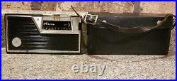 1959 Arvin 6 Transistor Radio Vintage Handheld (PARTS OR REPAIR) Rare Case (Z7)