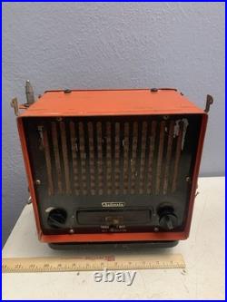 1960's Automatic Tractor Fender Mount Radio Vintage Antique For Parts