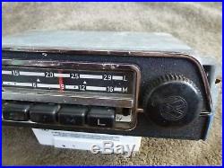 1960's Vintage VW Blaupunkt Wolfsburg III 7638061 Car Radio 111 035 101 B