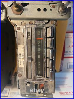 1964-67 Corvette AM-FM Radio Core For parts or repair X2 Part # 7285155