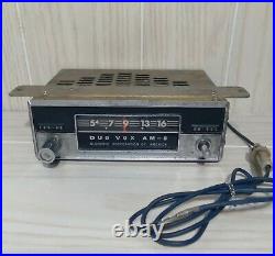1966 DUO-VOX AM RADIO AM-8 DUOSONIC Vintage 60s Car Stereo For Parts/Repair
