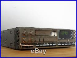 1980s VINTAGE ALPINE 7138L LW-MW-FM RADIO-CASSETTE DECK + CRADLE BRACKET