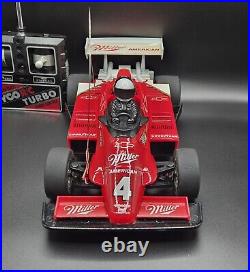 1988 VINTAGE TYCO Indy Turbo Danny Sullivan #4 Radio Control R/C CAR FOR PARTS