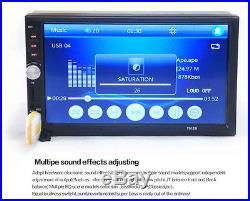 1x 7inch 2DIN Car MP5 Player Bluetooth Touch Screen Stereo Radio HD+Rear Camera