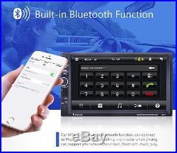 2 DIN 7 Car MP5 Player GPS Navigation FM Bluetooth Touch Screen Stereo Radio