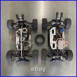 (2) Vintage GS Racing Storm Radio Control Car R/C Parts Chassis Rollers