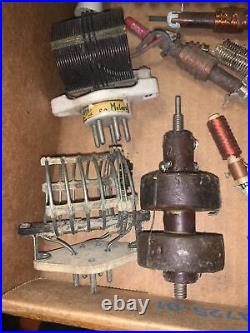 20pc lot vintage ham Radio TV Coils, IF Transformers RF chokes antique old parts