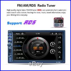 2Din 7 Car GPS Navigation Free Map Bluetooth Stereo FM Radio MP5 Player Android