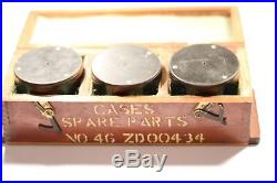 3X Vintage Military Radio/AMP Cases Spare Parts NO. ZD00434 Bulgin list no. P112
