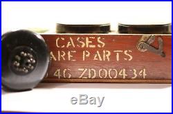 3X Vintage Military Radio/AMP Cases Spare Parts NO. ZD00434 Bulgin list no. P112