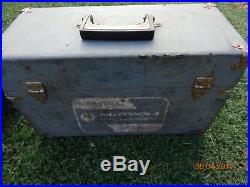 (4) Motorola VINTAGE 70's Era Wooden Radio Service Technician Tool Parts Boxes