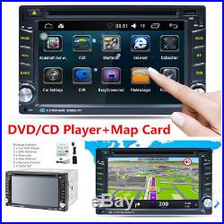 6.2 2DIN Car Dash CD/DVD MP5 Player Radio Stereo Bluetooth GPS Navigation Map