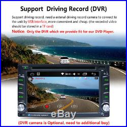 6.2 2DIN Car Dash DVD Player Radio Stereo Bluetooth MP5 NA GPS Navigation Map