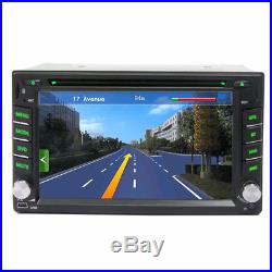 6.2 HD Car 2Din DVD Stereo Dash Player Bluetooth Radio FM GPS Sat Nav NA Maps