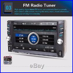 6.6 HD Touch Screen 2DIN Car SUV MP5 Media Player Bluetooth Radio Stereo Player