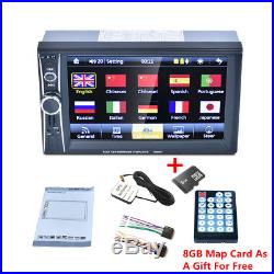 6.6 HD Touch Screen 2Din Car GPS Bluetooth Stereo Autoradio FM Radio MP5 Player