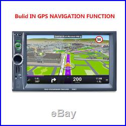 6.6 HD Touch Screen 2Din Car GPS Bluetooth Stereo Autoradio FM Radio MP5 Player
