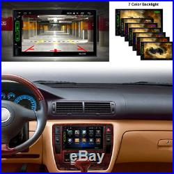 7 2DIN Android 6.0 Car Stereo Quad Core WIFI GPS Nav Radio Video Player+Camera