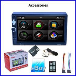 7 2Din MP5 MP3 Radio Player Phone Quick Charge GPS Navigation Bluetooth call FM