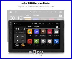 7 Android 6.0 2DIN Navigation Sat Nav Car GPS Stereo Radio Wifi CAN HD Player