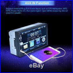 7 Car Bluetooth MP5 Player GPS NA Map for FM Radio Rear Camera Steering Control