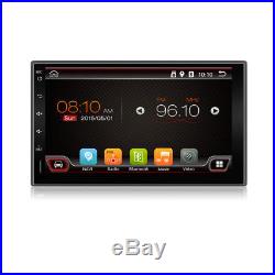 7 Double Din 1080P HD Quad-Core Car Stereo Radio GPS Wifi 3G/4G OBD Android 7.1