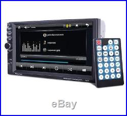 7 HD Car GPS Navigation 2 Din Car Bluetooth Stereo FM Radio MP5 Player AUX 2RCA