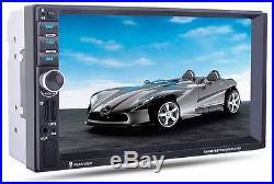 7 In-dash in-Car GPS Navigation 2 Din Auto Bluetooth Stereo FM Radio MP5 Player