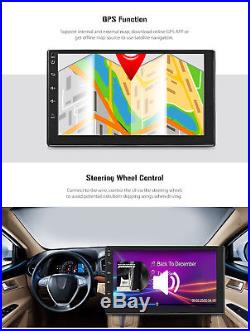 7'' Touch Screen Android 6.0 2 DIN Navigation Sat Nav Car GPS Stereo Radio Wifi
