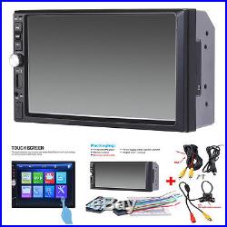 7'' Touch Screen Car Radio Audio Stereo MP5 Player 2Din USB FM Bluetooth+Camera