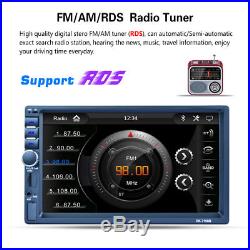 7 inch 2DIN Bluetooth Car Dash MP5 Player GPS NAVIGATION Audio Radio Stereo NEW