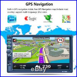 7 inch 2DIN Bluetooth For Car Dash MP5 Player GPS Navigation Audio Radio Stereo