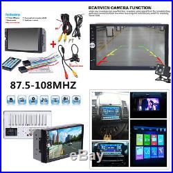 7 inch Car 12V Touch Screen Radio Audio Stereo MP5 Player 2Din USB FM Bluetooth