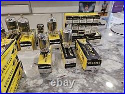 91 Vintage Sylvania Tubes Radio Tubes Untested Open Boxes