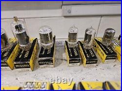 91 Vintage Sylvania Tubes Radio Tubes Untested Open Boxes